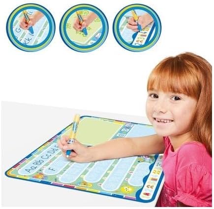 Aquadoodle My ABC Doodle Large Water Doodle Mat, Official Tomy No Mess Colouring & Drawing Game, Sui