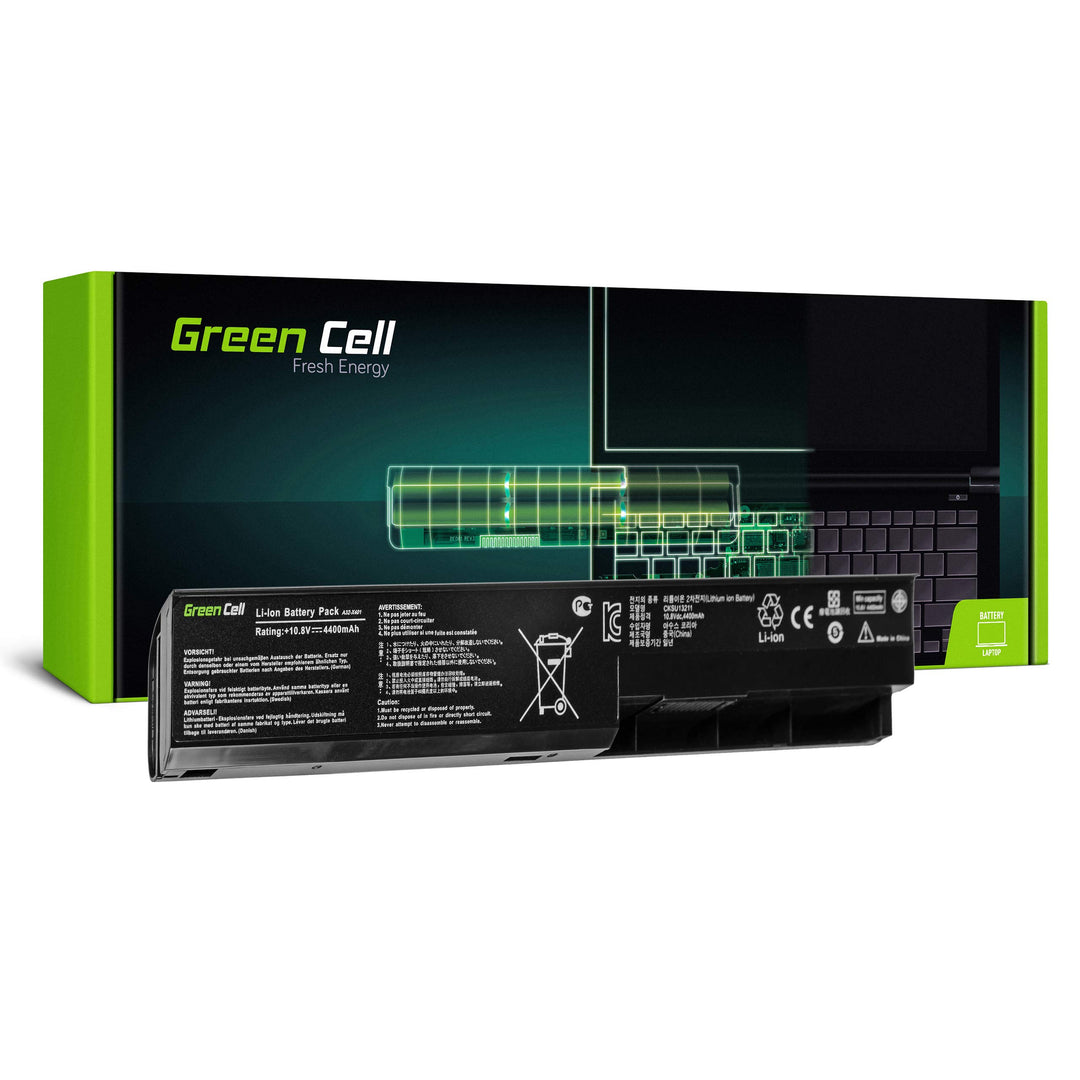 Green Cell A31-X401 A32-X401 A41-X401 A42-X401 Akku für Asus Laptop (4400mAh 11.1V Schwarz)