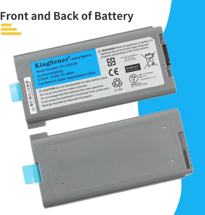 KingSener CF-VZSU46 Laptop Akku Batterie für Panasonic Toughbook CF-30 CF-31 CF-53 CF-VZSU46AU CF-VZ