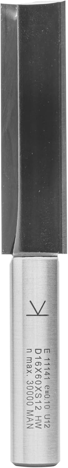 ENT 11141 Nutfräser HW, Schaft (S) 12 mm, Durchmesser (D) 16 mm, NL 60 mm, SL 50 mm, GL 110 mm, mit