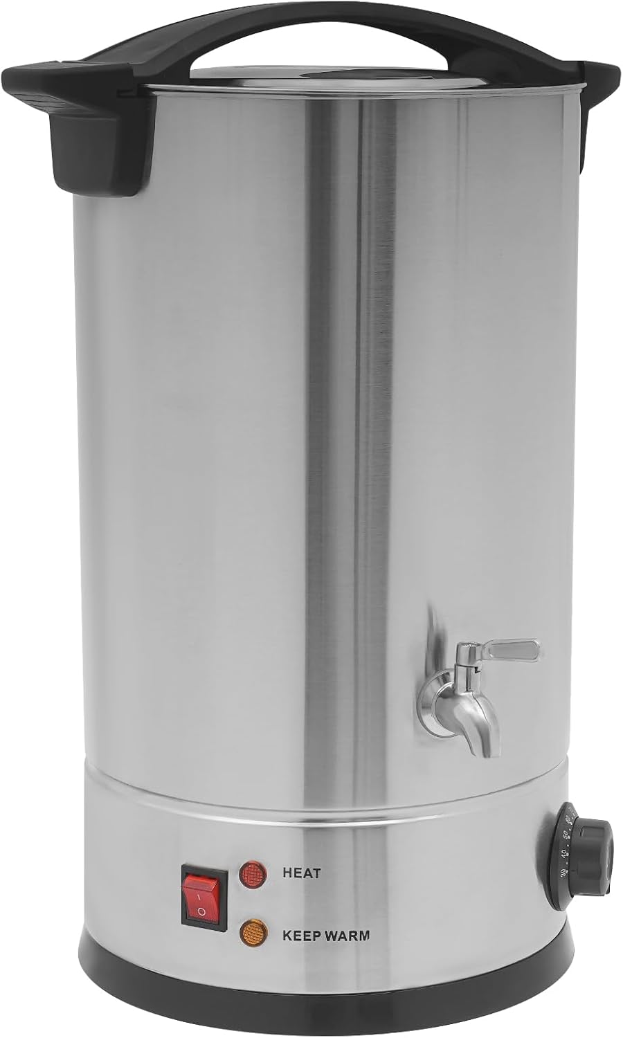 Silber Elektrischer Wachsschmelzofen, 15L Wachsschmelzer Temperaturbereich 30-110℃, für Kerzenherste