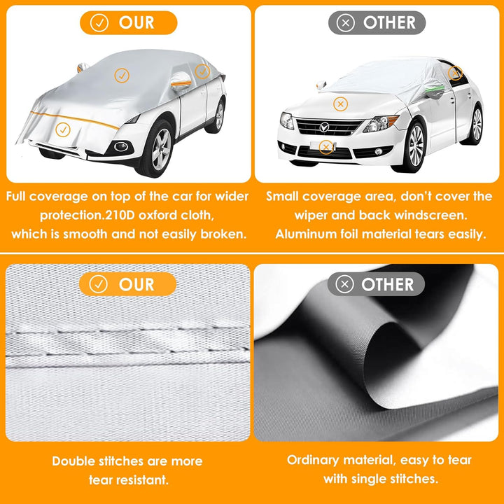 Halbgarage Für Auto Ninonly Halbgarage Für Auto SUV Wasserdicht Für Auto SUV Outdoor Halbgarage Auto