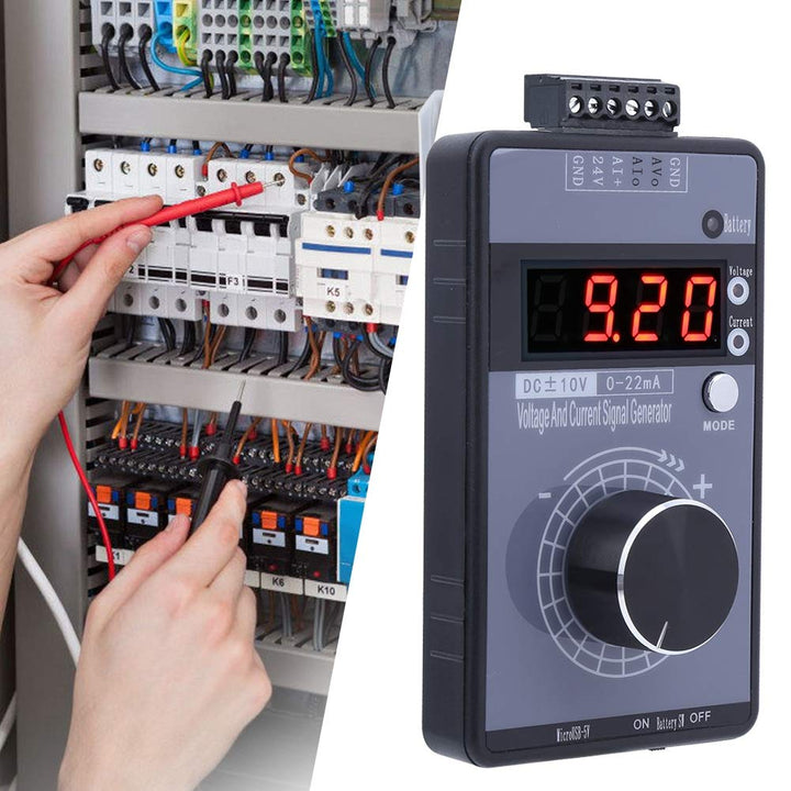 Handgehaltener 0-10 V 0-22 MA Digitaler Spannungs-Strom-Signalgenerator-Transmitter-Analog-Simulator