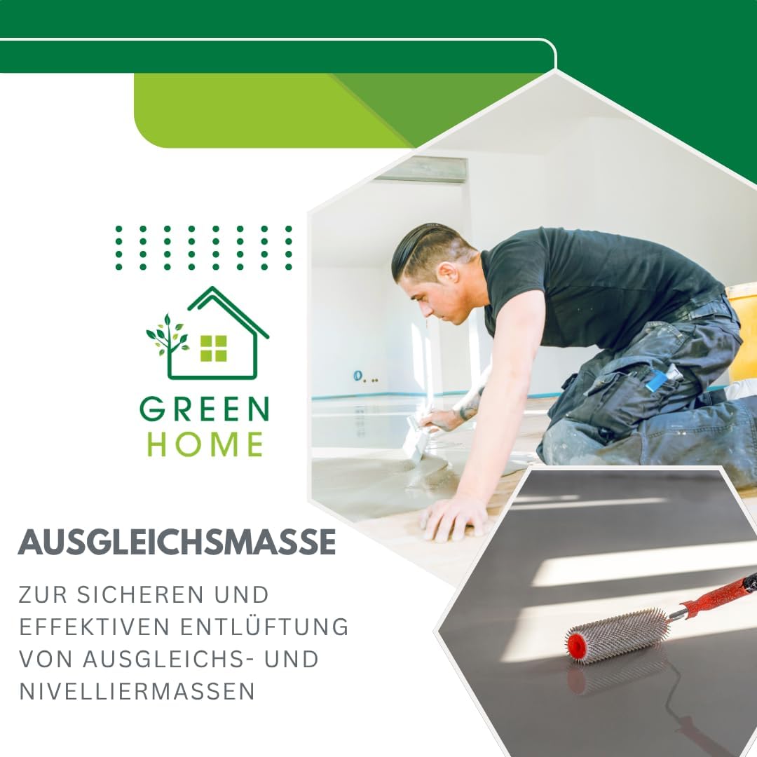 Green Home Entlüftungsroller 25 cm - Stachellänge: 11 mm - Profi-Qualität 25 cm Roller 11 mm - einar