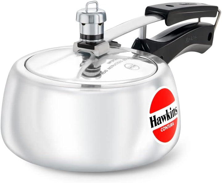 HAWKINS HC15 Contura Schnellkochtopf, 1,5 l, klein, Aluminium, 1.5 liters, Silber 1.5 litre, 1.5 lit