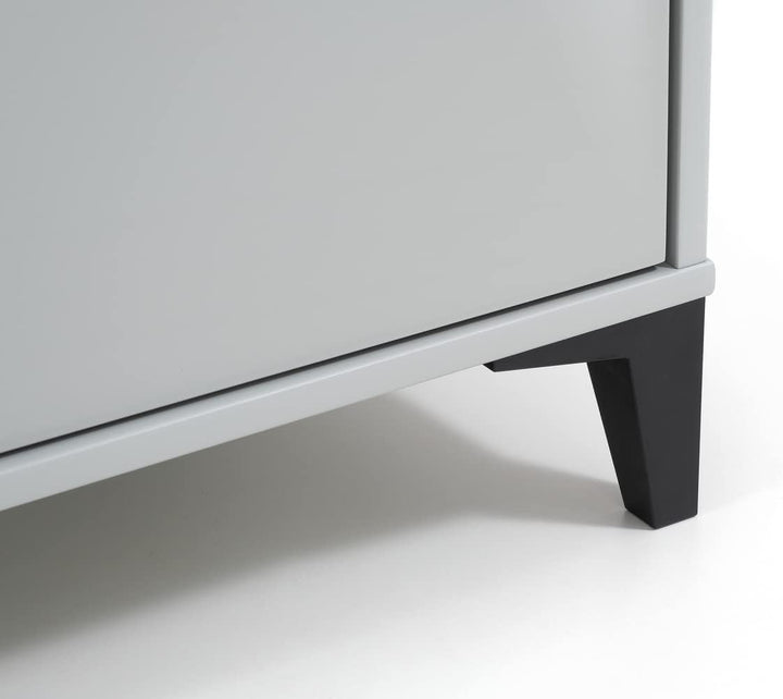 Julian Bowen Lakers Locker Nachttisch mit 1 Schublade, grau