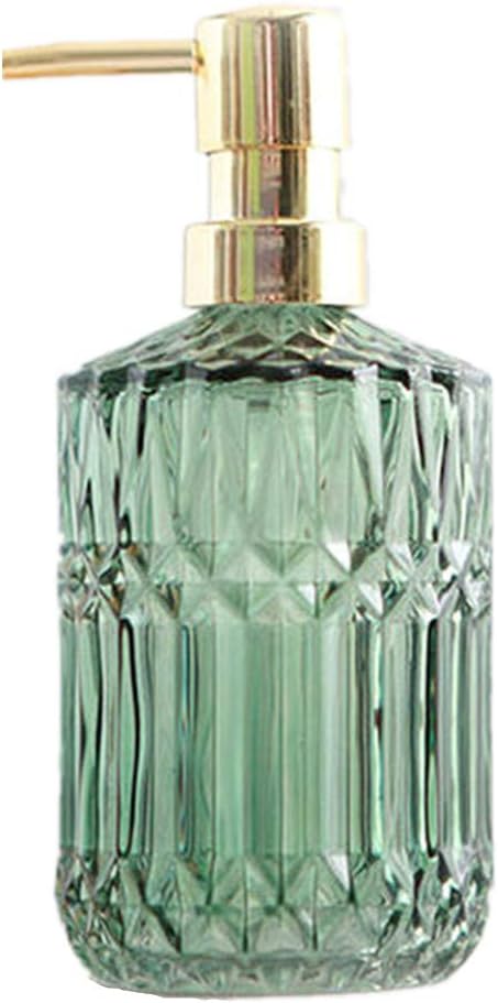 2PCS Glasseifenspender Nachfüllbarer Flüssigseifen Glas Seifenspender Nachfüllbarer 400 ml Glasspend