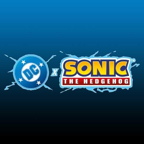 Sonic The Hedgehog DC x Sonic Silver als Green Lantern, 13 cm grosse Actionfigur, offiziell lizenzie