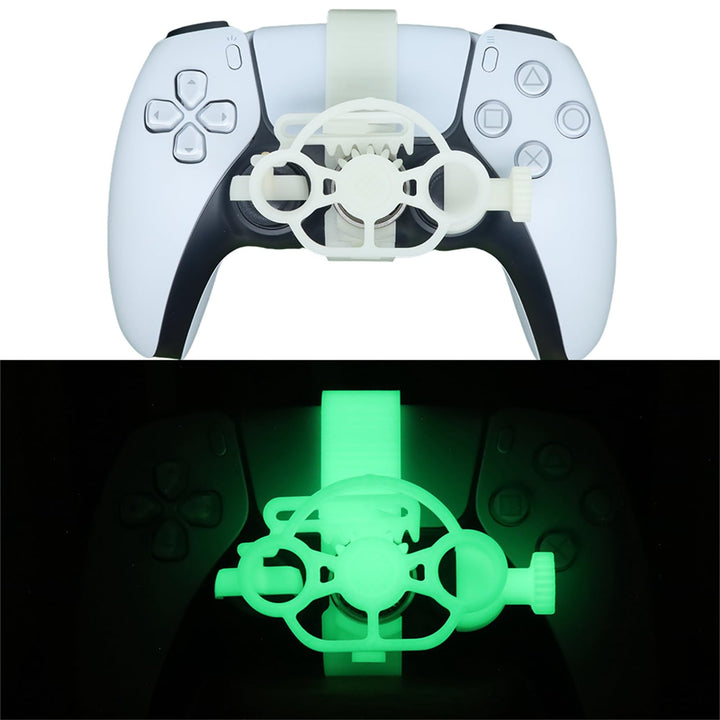 LICHIFIT Mini-Lenkrad für PS5-Rennspiel-Controller, Fahrsimulator, 3D-Druck-Lenkrad für PlayStation