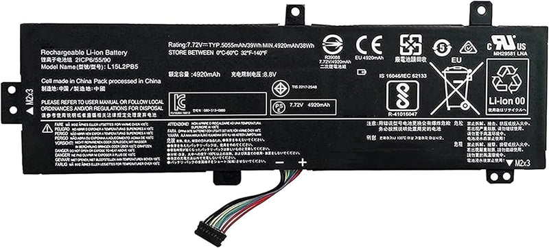 AKKEE 39Wh L15L2PB4 L15L2PB5 Laptop Akku für Lenovo IdeaPad 510-15ISK 510-15IKB 310-15IKB 310-15ISK