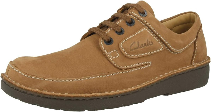 Clarks Herren NATURE II Oxford-Schuh Derby 40 EU Weit Birch, 40 EU Weit Birch