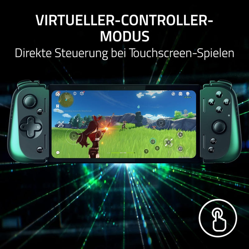 Razer Kishi V2 Pro - Mobile Gaming Controller für Android (HyperSense-Haptik, Ausziehbares Mitteltei