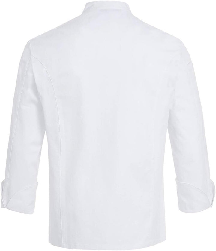Gastro Moda Cuisine Herren Kochjacke Regular-Fit, Weiß XXS