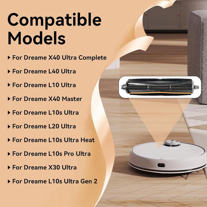 TriCut-Bürste Zubehör für Dreame L40s Ultra CE/L40 Ultra AE4/X40 Ultra Complete/L40 Ultra/X40 Master