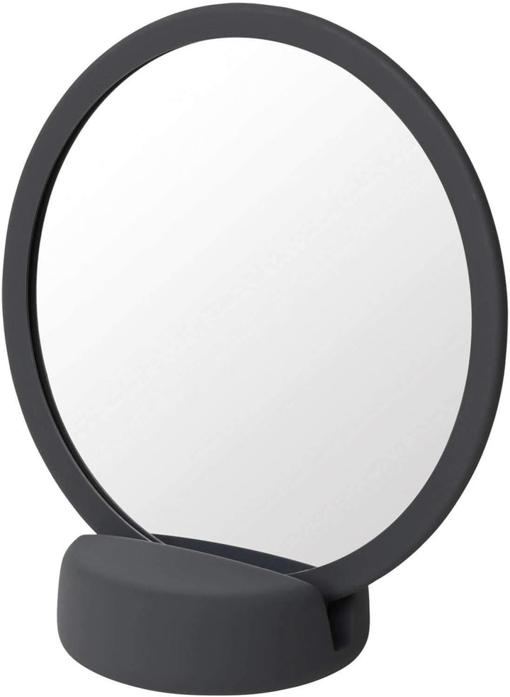 Blomus 69160 Kosmetikspiegel, Spiegel -SONO- Magnet/Grau - 17 x 9 x 18,5 cm, One Size, Magnet