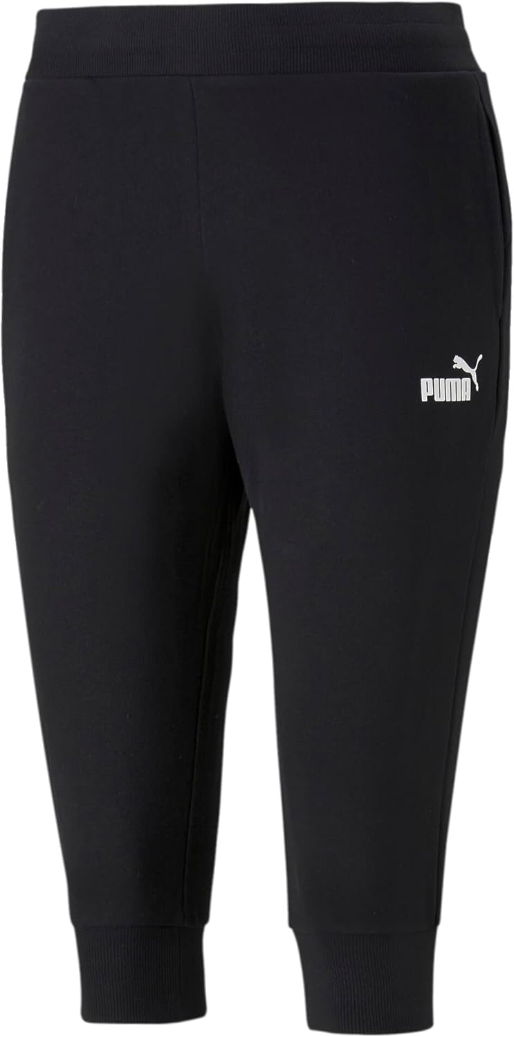 PUMA Damen ESS Capri Sweatpants Tr Jogginghose XL Schwarz, XL Schwarz