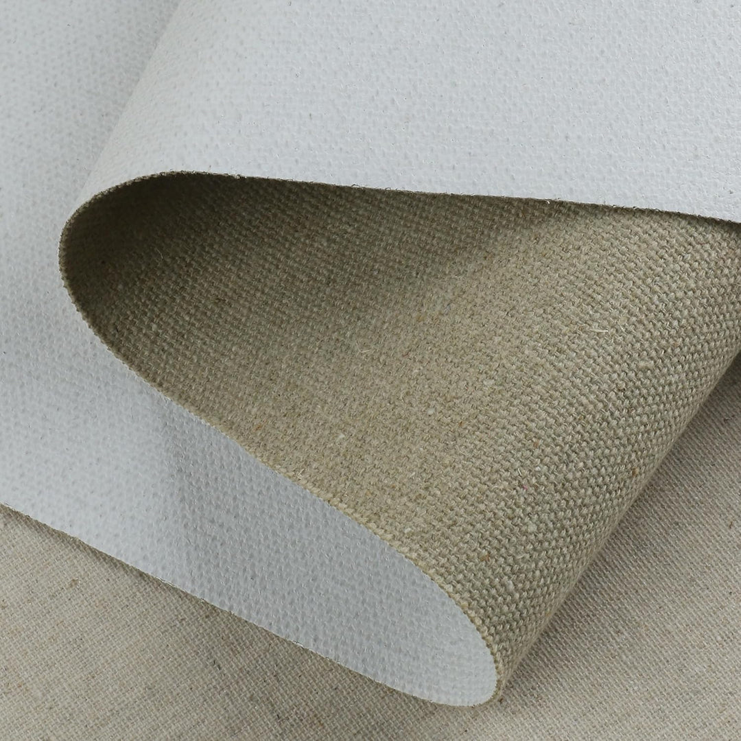 TOUROCMONT Leinwand auf Rolle Leinen -500 g/m² Leinen Maltuch Breite 108cm Leinwandrolle 3M 108cm x