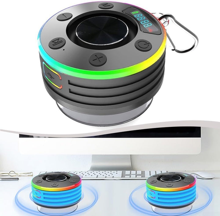 Tragbares Duschradio mit High-Definition-Sound, wasserdichtes Design zum Baden oder Outdoor-Spass (s