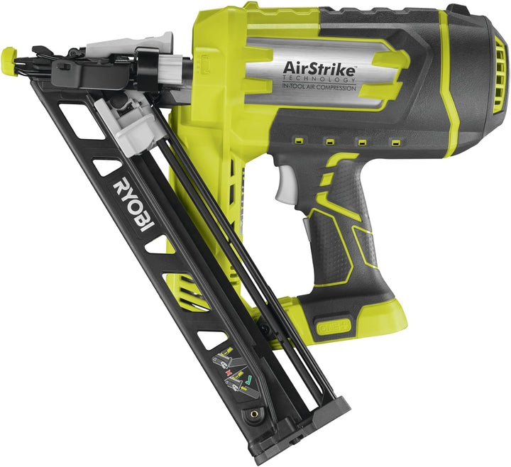 RYOBI 18 V ONE+ Akku-Nagler R15GN18-0 (Nageltyp 1,8 mm, Magazinkapazität von 105 Nägeln, 33-35° Maga