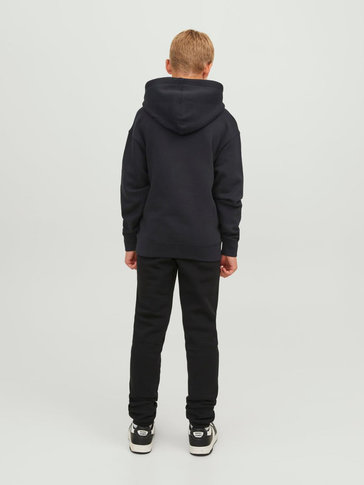 JACK & JONES Jungen Jjestar Jj Sweat Hood Noos Jnr Kapuzenpullover 164 Black/Fit:loose, 164 Black/Fi