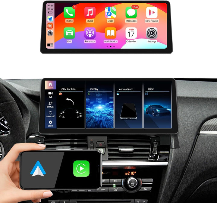 Ultra schmal 12,3-Zoll 1920 * 720 Autoradio für BMW X3 F25 X4 F26 NBT Carplay Android Auto Multimedi