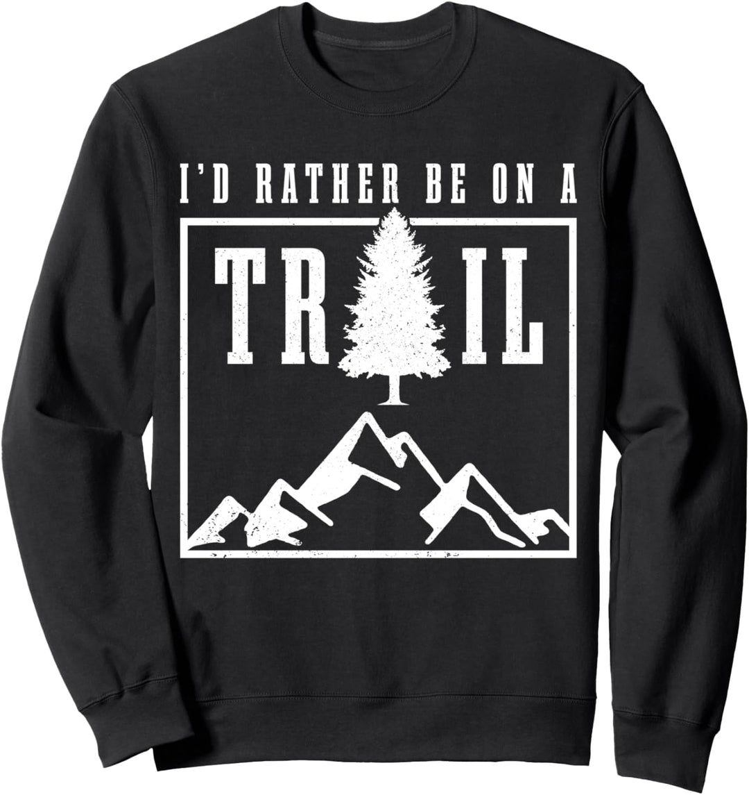 Wandern Wanderer Bergsteiger Berge Mountainbike MTB Trail Sweatshirt