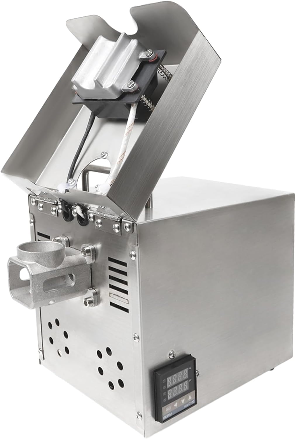 610W Ölpresse 104-464℉ Öl Pressmaschine Elektrische Ölmühle Sesamsamen Erdnüsse Kaltpresse Automatis