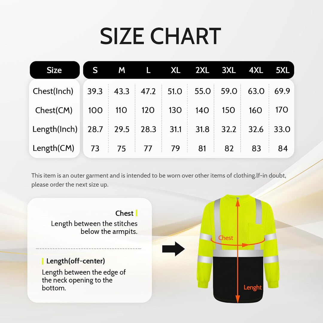 Warnschutz T-shirt, Warn Tshirt Herren mit Reflektierenden Streifen, Warnschutz T-shirt Baumwolle fü