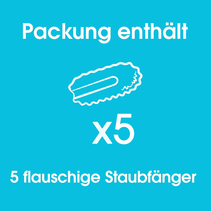Pronto Staubwedel, 5er Pack (5 Nachfüller), Polyester, Kunststoff, Weiss 5 Pack (5 Nachfüller) Nachf