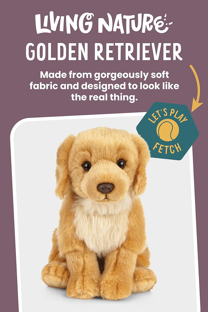 Living Nature Soft Toy - Stofftier Golden Retriever (20cm)