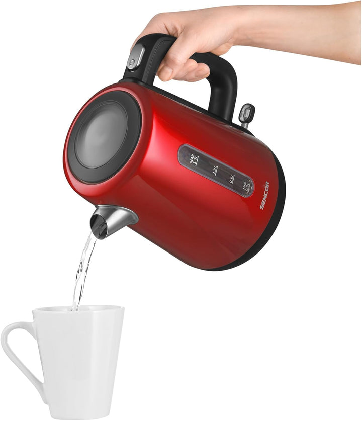 Wasserkocher SWK 1751RD SENCOR 1.7 Liter Red, 1.7 Liter Red