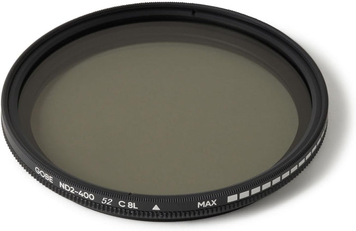 Gobe NDX 52 mm Variabler Graufilter ND2-400 ND Filter 52mm, 52mm