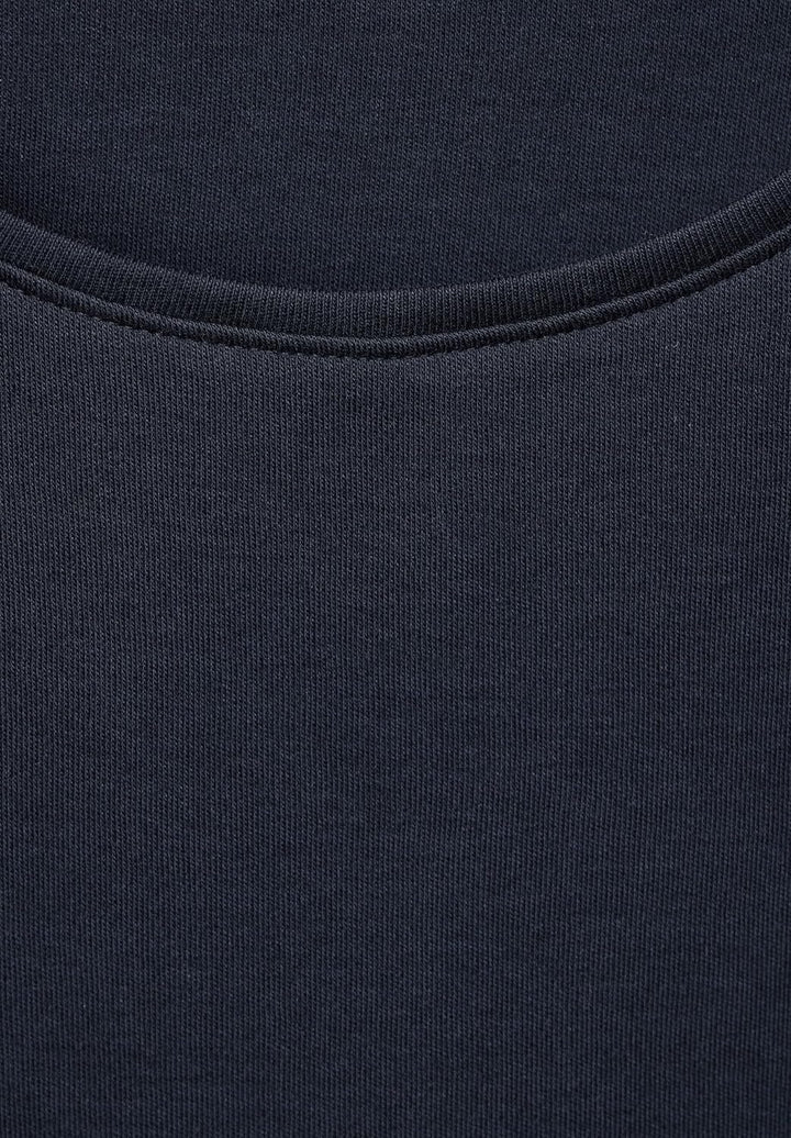 Cecil Damen Style Lena Basic T-Shirt Baumwolle S Universal Blue, S Universal Blue