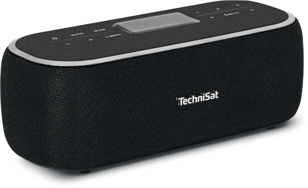 TechniSat DIGITRADIO BT 1 - tragbarer Bluetooth-Lautsprecher mit DAB+ Digitalradio (UKW, Uhr, Weckti