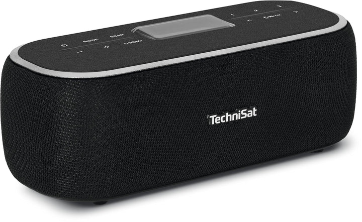 TechniSat DIGITRADIO BT 1 - tragbarer Bluetooth-Lautsprecher mit DAB+ Digitalradio (UKW, Uhr, Weckti