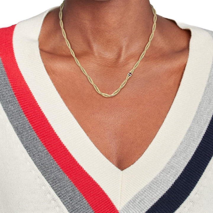 Tommy Hilfiger Jewelry Gliederhalskette für Damen Gelbgold - 2780685