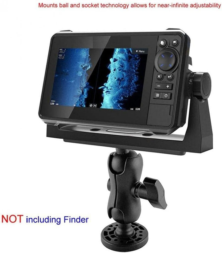 Ruluti 2 stücke Elektronischer Fisch Finder Mount Universal 360 Grad Swivel Marine Fishfinder GPS Te