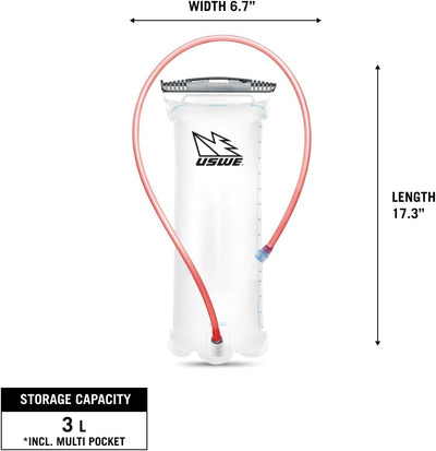 USWE Neck Brace Trinksystem SP3 Handsfree Rot Gr. 0.5L