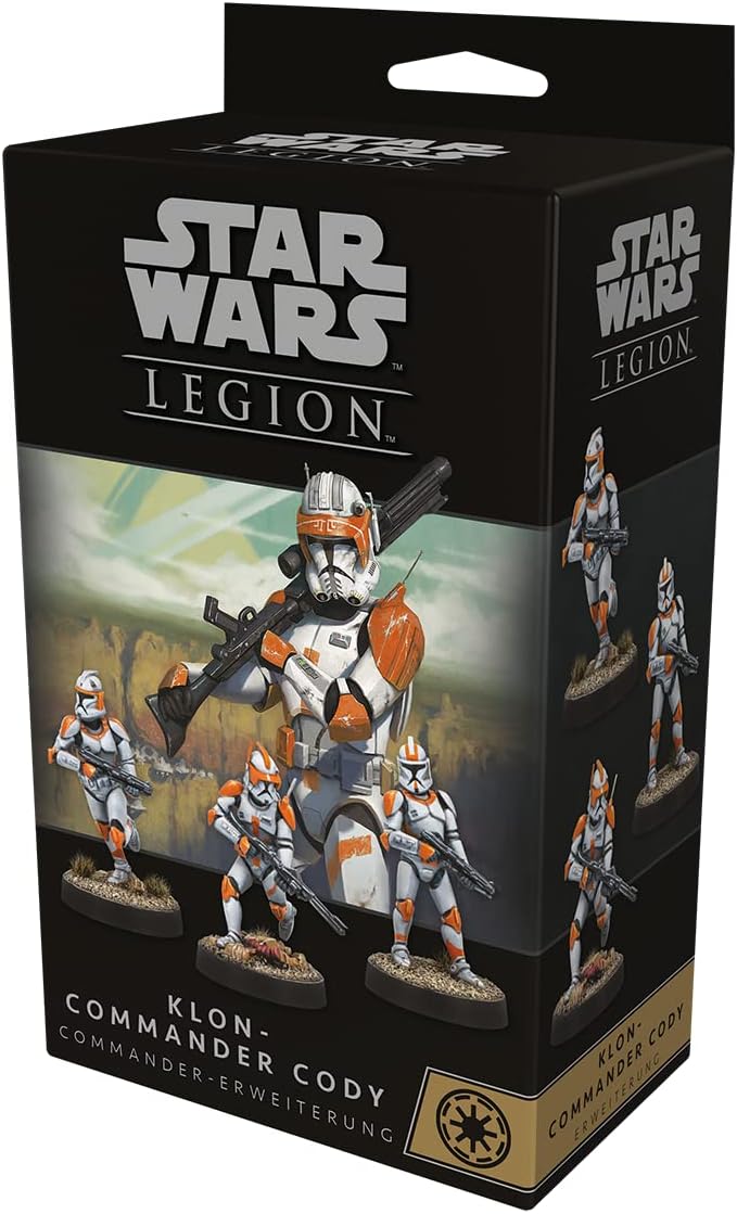 Atomic Mass Games | Star Wars: Legion – Klon-Commander Cody | Commander-Erweiterung | Tabletop | 2 S
