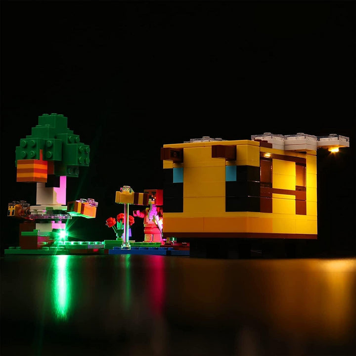 Led Licht Set für Lego 21241 Minecraft Das Bienenhäuschen, Dekoration DIY Beleuchtungsset für Lego T