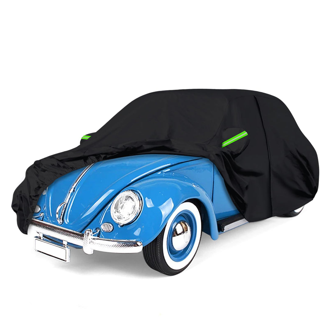 Autoabdeckung Vollgarage Ersatz für VW Beetle 1960-1980, Allwetter Reflektierende Autoabdeckung mit