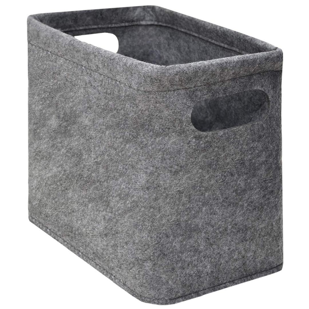 DuneDesign Filz Aufbewahrungsbox für Bad und WC - dekorativer Badkorb aus stabilem Filz zur Toilette