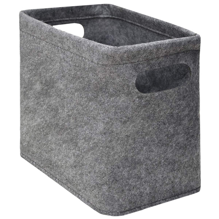DuneDesign Filz Aufbewahrungsbox für Bad und WC - dekorativer Badkorb aus stabilem Filz zur Toilette
