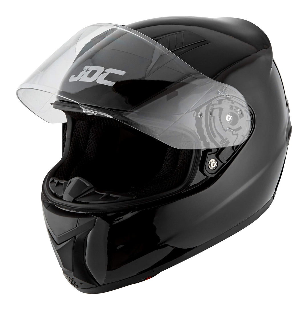 JDC volles Gesicht Motorrad Helm - Prism M Schwarz, M Schwarz