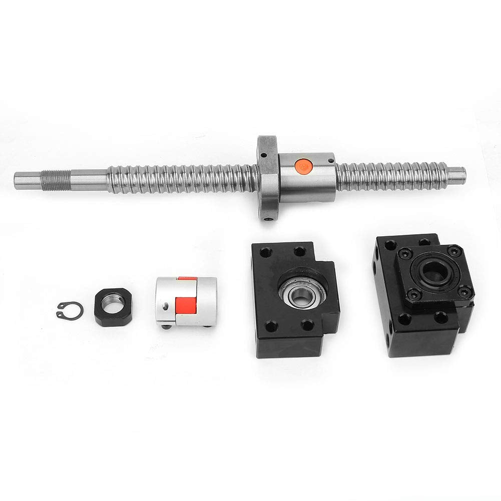 SFU1605 Kugelumlaufspindelsatz 250 mm Edelstahl-Kugelumlaufspindel & Mutter & BKBF12-Halterung & 6,3