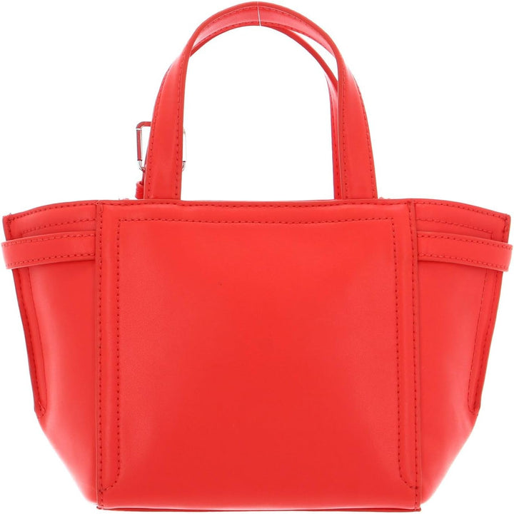 Calvin Klein Minimal Hardware Mini Tote Deep Orange