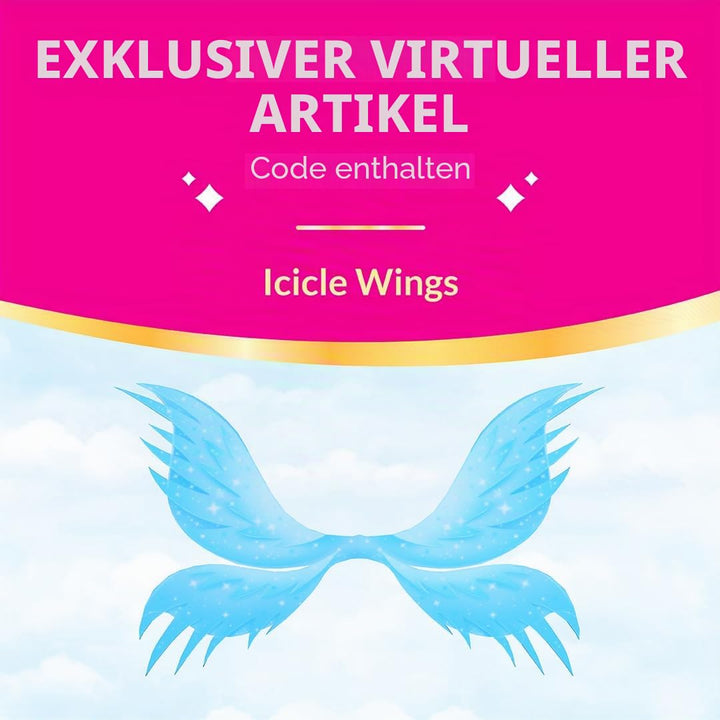 Royale High 7,6 cm Ice Fairy Fashion Doll - 1 Figur mit 9 Modeaccessoires - Virtueller Artikelcode e