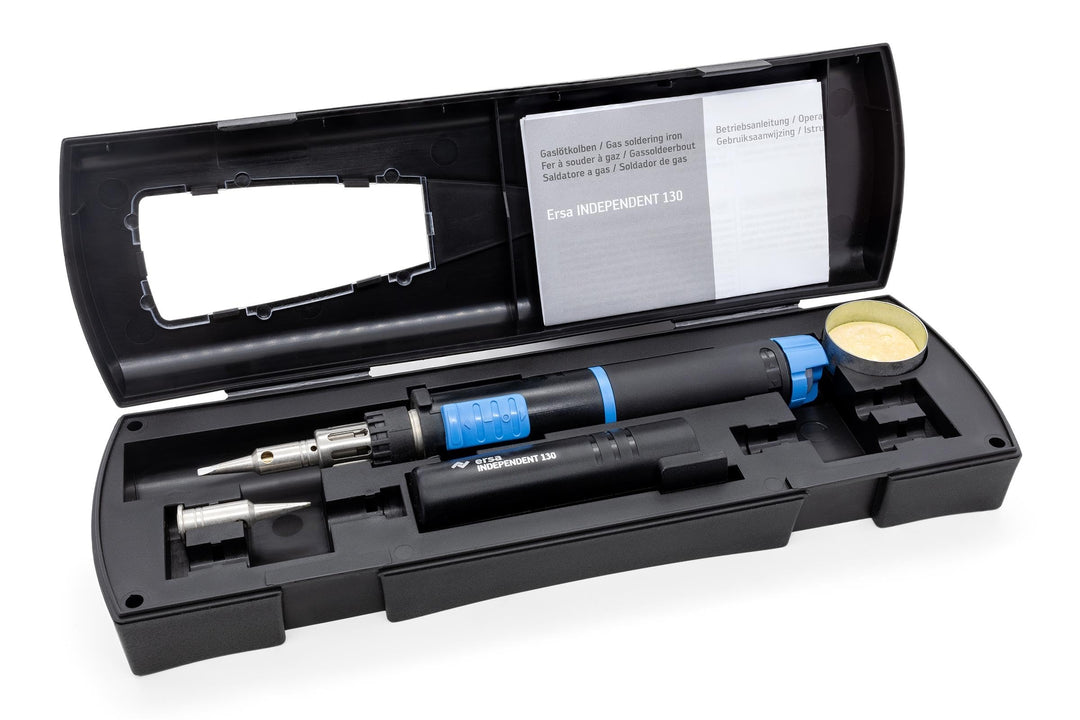 ERSA Independent 130 BASIC-Set Gaslötkolben 130W Temperatur bis 580 °C inkl. 2 Lötspitzen Transportb