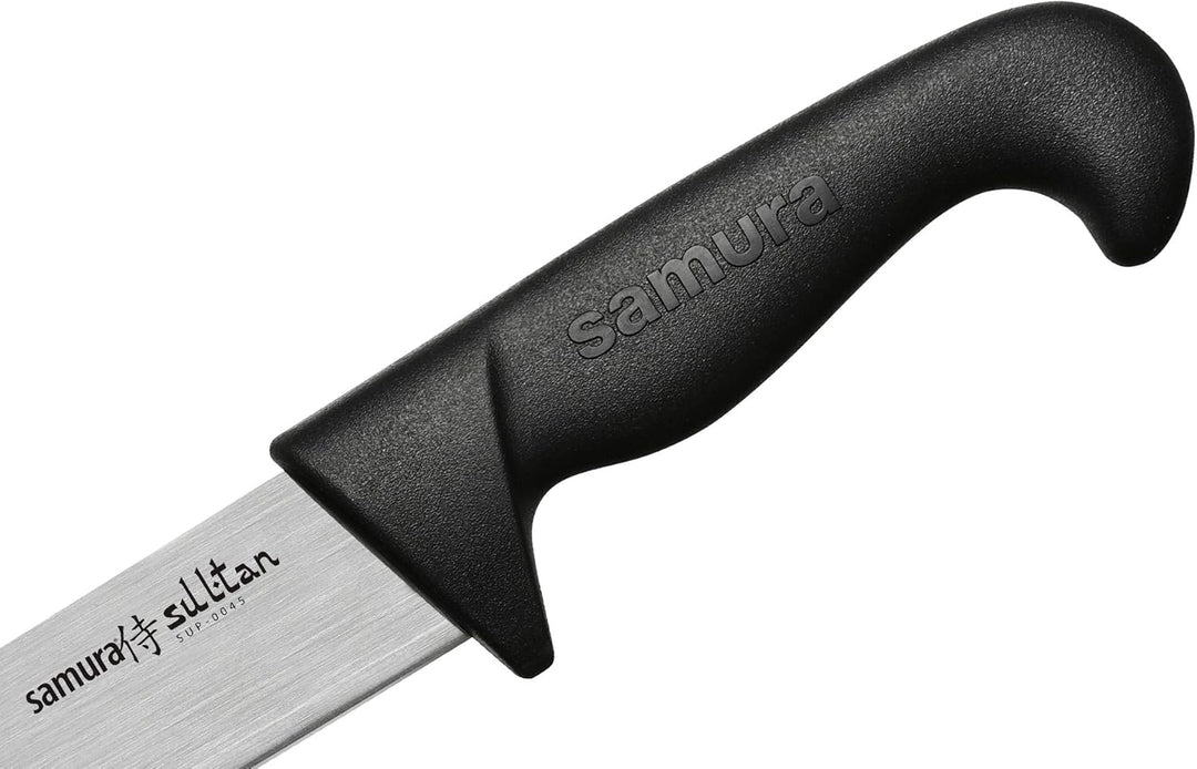 Samura SULTAN PRO Pichak-Messer 213 mm – Hochwertiges japanisches Küchenmesser mit schwarzem Griff f