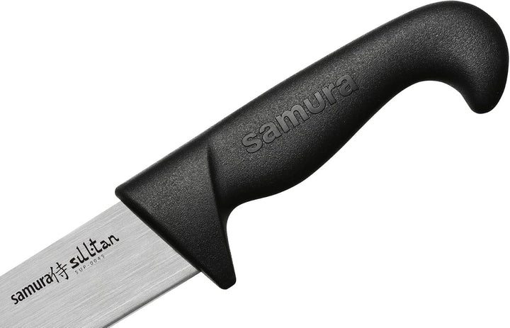 Samura SULTAN PRO Pichak-Messer 213 mm – Hochwertiges japanisches Küchenmesser mit schwarzem Griff f